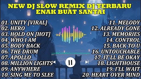 NEW DJ SLOW REMIX BASS TERBARU PLAYLIST 2025   DJ TIKTOK FULL BASS COCOK UNTUK SANTAI   DJ UNITY