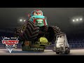 😎 Monster Truck Mater in the Ring! | Cars Toons | Disney Kids