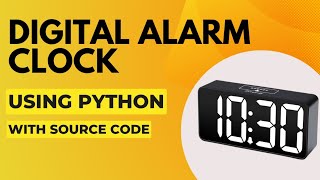 Digital Alarm Clock with GUI Using Python | Python Project by @Meta_Forge