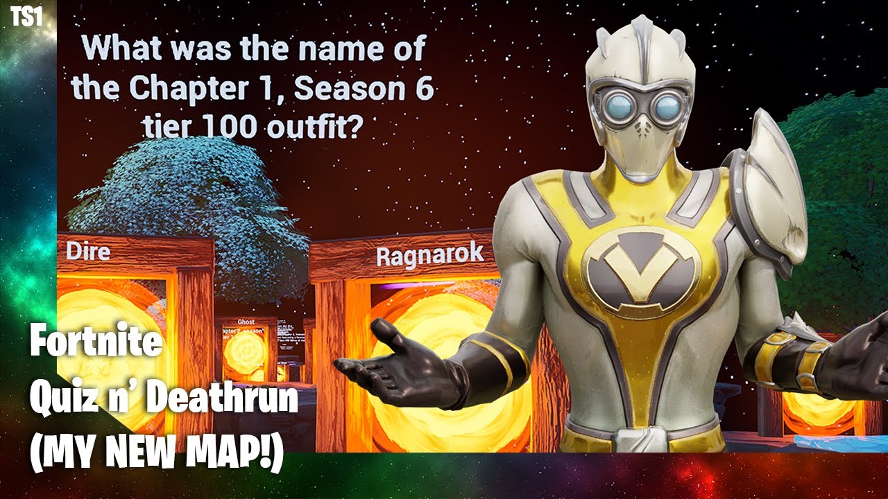 Fornite Creative - Quiz n' Deathrun (MY NEW MAP!)