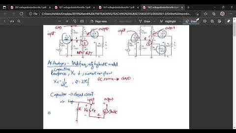 Example BJT - with Voltage Divider Bias and Bypass Capacitor at RE (Part 4)