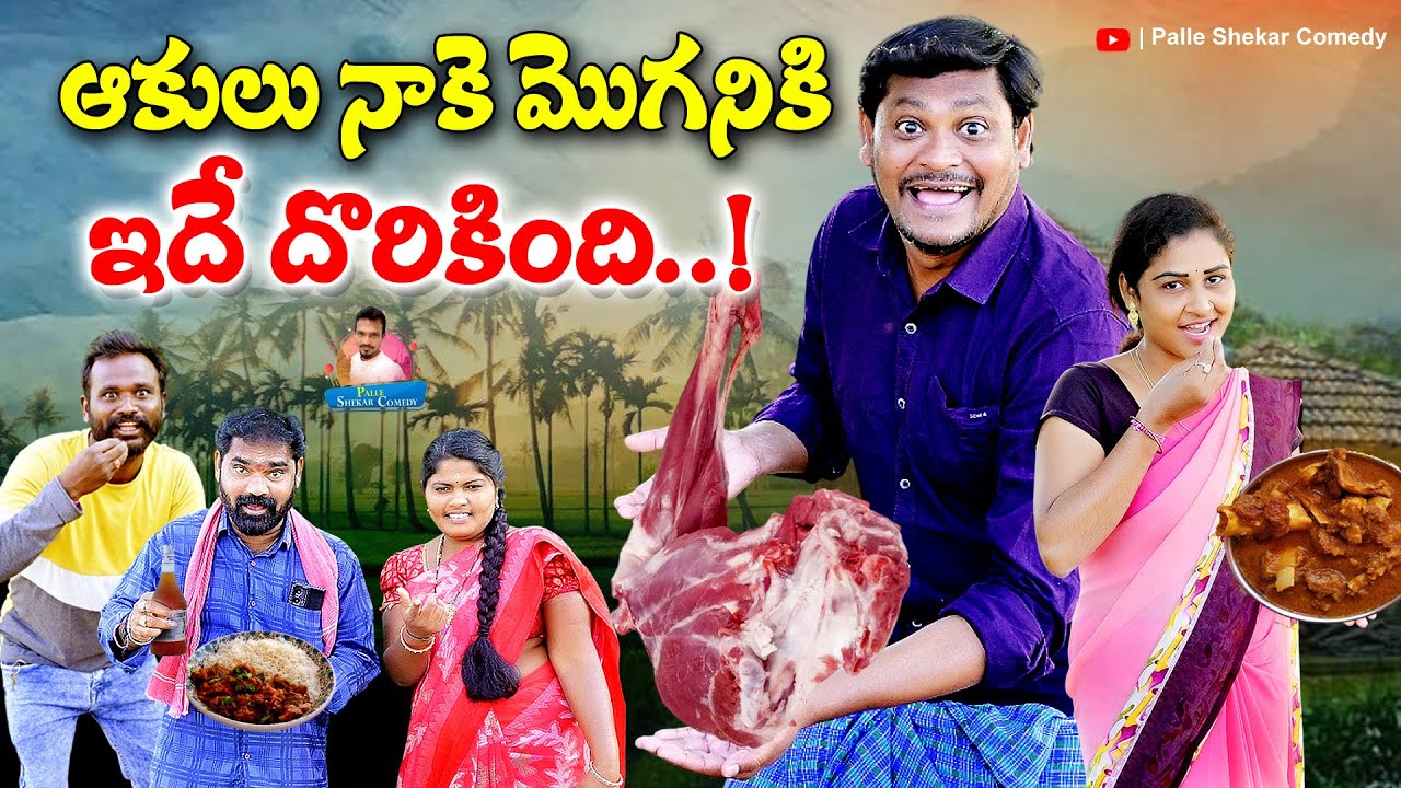 ఆకులునాకేమొగుడికిఇదేదొరికింది Telugu Short Film | Shankar Comedy | Palle Shekar | My village comedy