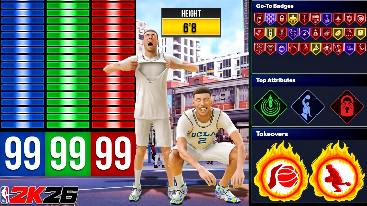 Мой новый полубог с показателем 6'8 и рейтингом 99, позволяющий совершать дриблинги и данки, — эт...