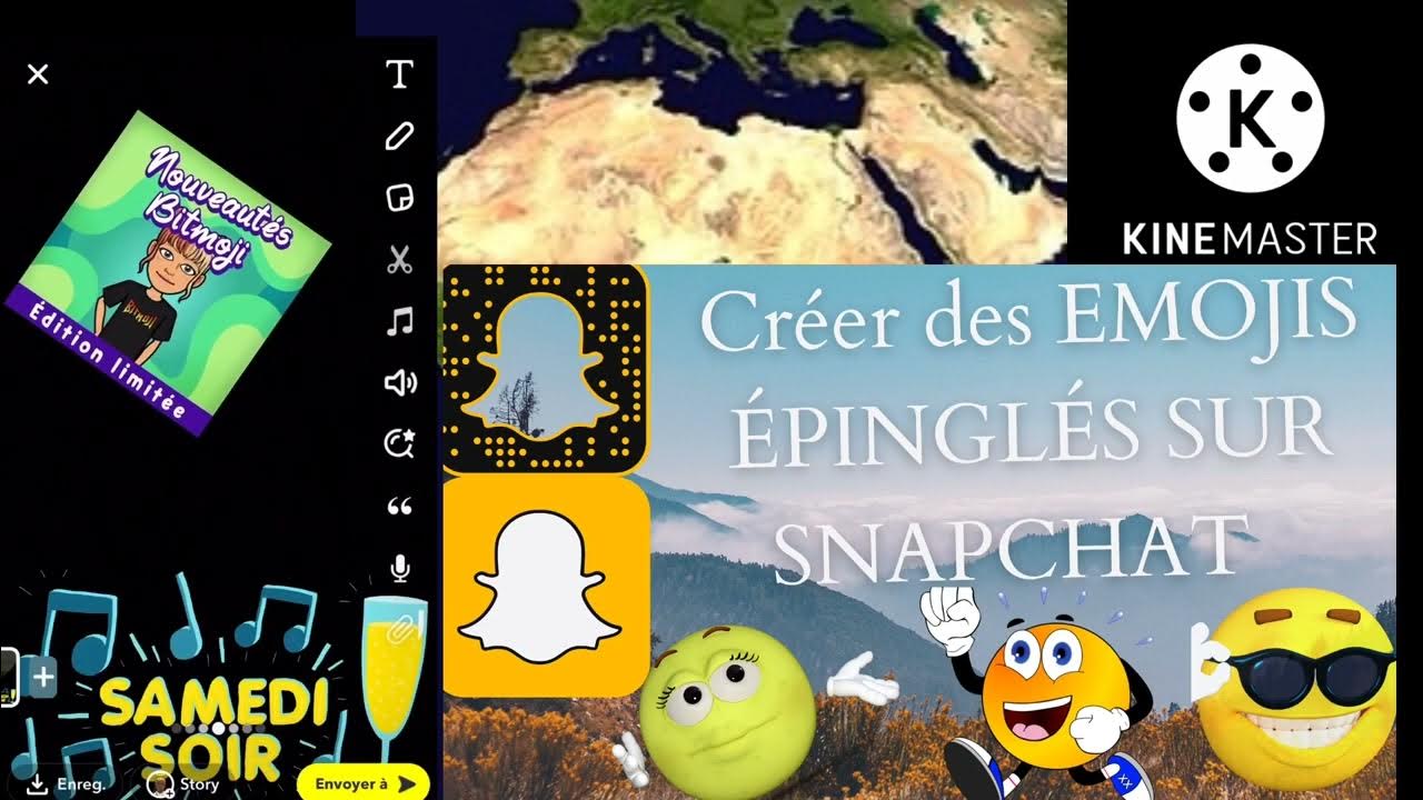 Voici comment épingler un emojis sur une vidéo sur Snapchat 🤷‍♂️🤷‍♂️snapchat YouTube