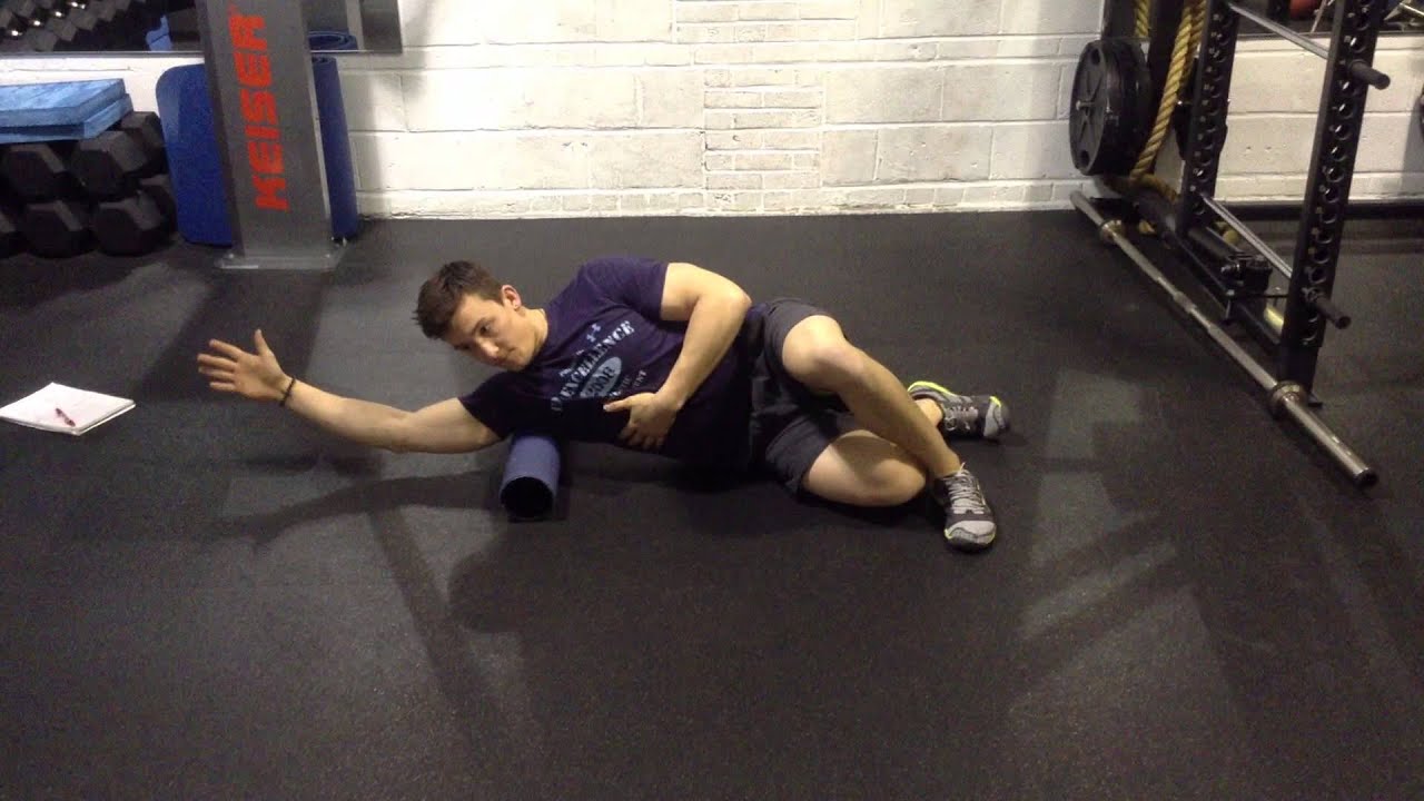 Foam Roll Lats YouTube