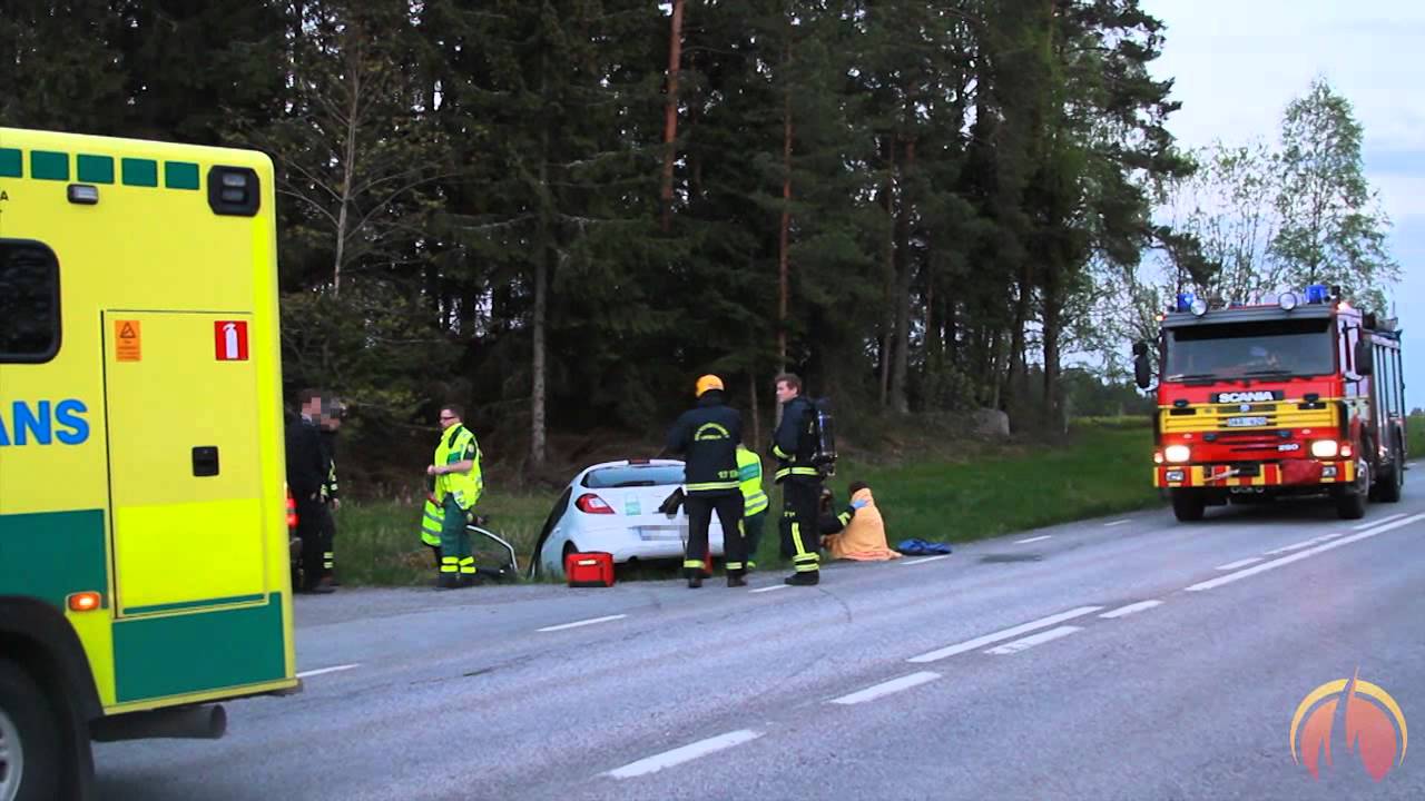 Singelolycka på Lv290 vid Vattholma