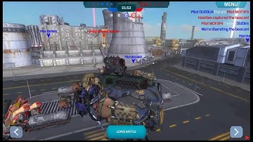 War robot test server new double dash robot