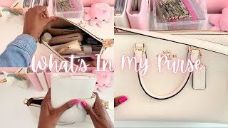 What's in My Purse | Coach Georgia Satchel | Cash Stuffer's Edition