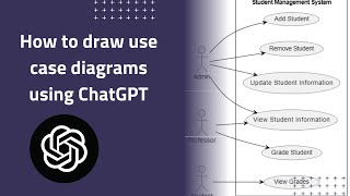 How to draw use case diagrams using ChatGPT screenshot 3