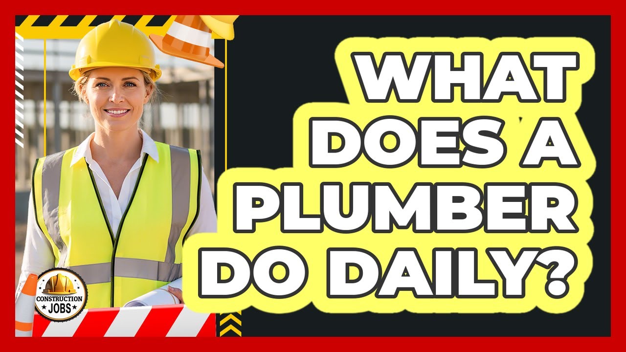 What Does A Plumber Do Daily?