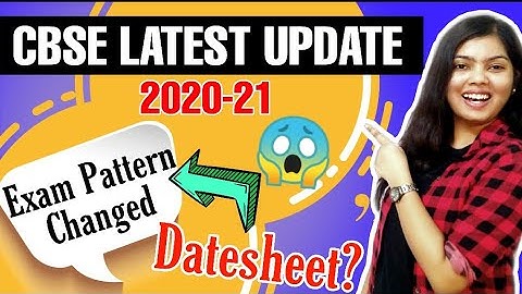 CBSE CHANGES IN PAPER PATTERN LATEST UPDATE 2020-21 | STUDYSHIP WITH KRATI 2
