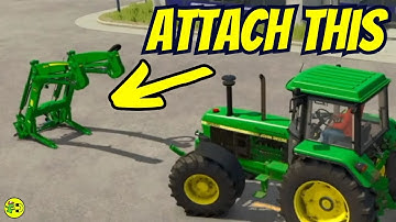 Farming Simulator 25 Hoe een frontlader te bevestigen