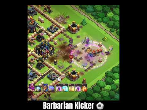 Barbarian Kicker Says BYE Town Hall Clashofclans Coc BarbarianKicker Gamingvideos