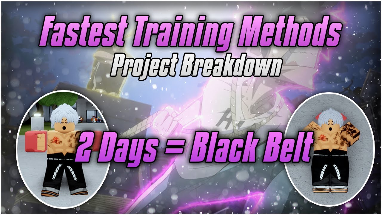 BECOME BLACK BELT IN 2 DAYS! | FASTEST Training Methods 4 EACH stat