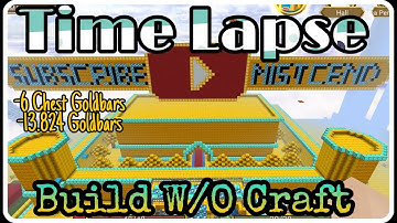Time Lapse | Build Without Craft | SkyBlock Blockman Go : Blocky Mods