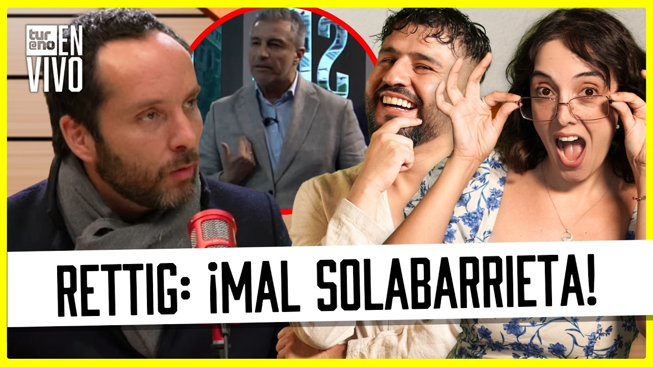 ¡Rodrigo Rettig DISPARA contra SOLABARRIETA por perder el CONTROL en Sin Filtros! | #TurnoEnVivo