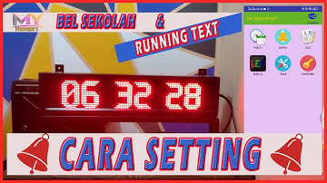 Cara Setting Bel Sekolah Running Text Wifi [Bel Sekolahku Wifi]