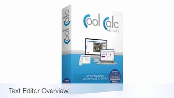 Cool Calc 2.0 - Text Editor Overview