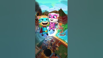 Talking Tom Hero Dash Super Heroes Chasing RakoonZ - Reversed Funny Moments Android iOS Gameplay