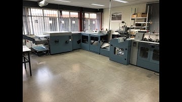 Stahl ST100 (1998) Saddle stitcher with 6 feeders, cover feeder and stacker @KGT