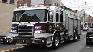 [Pinned Q+Horn] Harrison Fire Department Engine 13, Engine 10, and Car 2163 Responding