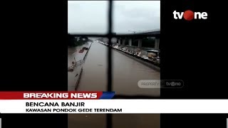Download lagu Ruas Tol Jakarta-Cikampek Macet Parah Akibar Banjir