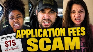 Americans Say ￼Application Fees Are a Scam