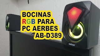 Bocinas RGB Para Computadora De Escritorio o Laptop