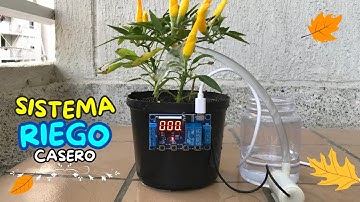 Cómo Hacer Un Sistema de Riego Automatico FÁCIL:🌱OLVÍDATE de REGAR🌱 | Ideal para Vacaciones CLHI
