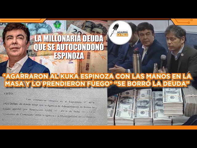 AGARRARON AL KUKA ESPINOZA CON LAS MANOS EN LA MASA EN LA MATANZA Y LO PRENDEN FUEGO: "BORRA DEUDA"