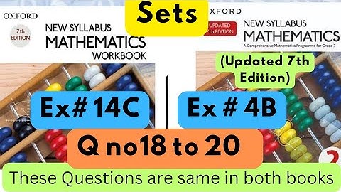 Oxford Mathematics 2, D2, NSM, Ch no 14, Ex no 14C , Q no 18, 19 & 20, #igcse #olevels #8thclass