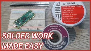 The EASY WAY to Solder Pins to your Pico, Arduino, Pi, and MORE!
