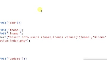 CRUD Operations using PHP OOP  MySQL in Hindi & urdu part 2 (SELECT -INSERT -UPDATE-DELETE) 2017