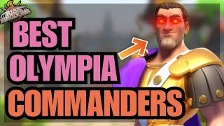 Legendary Olympia Tier-list! TOP RANKING COMMANDERS! Champions of Olympia rise of kingdoms