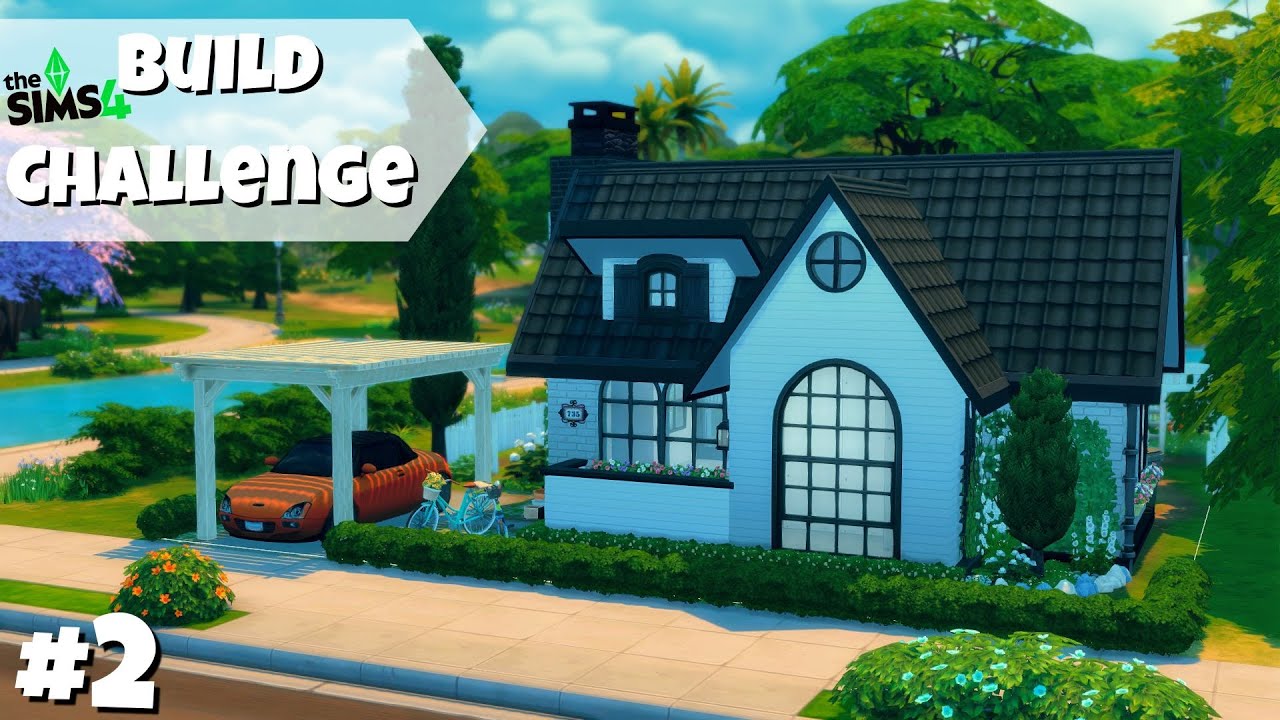 Speedbuild NOCC | #2 Modern European Cottage ☕ | The Sims 4