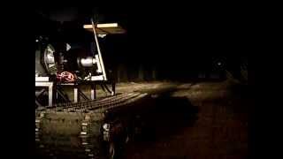 Home made tracked vehicle turning using CVT, Бортовой поворот на вариаторах.