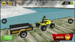 Offroad Quad Bike Cargo Delivery ATV Rider Sim - Level 1-3 - Android Gameplay HD screenshot 2