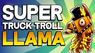 BOTH Super Truck Troll Loot Llama Opening!  Fortnite PVE 2018 Mythic and Legendary Loot!