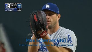 [NLCS game 2, Oct 17] Max Scherzer's pitches, MLB highlights, 2021