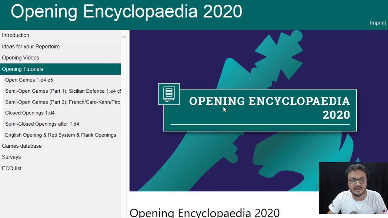The ChessBase Opening Encyclopedia: vídeos sobre temas de aperturas