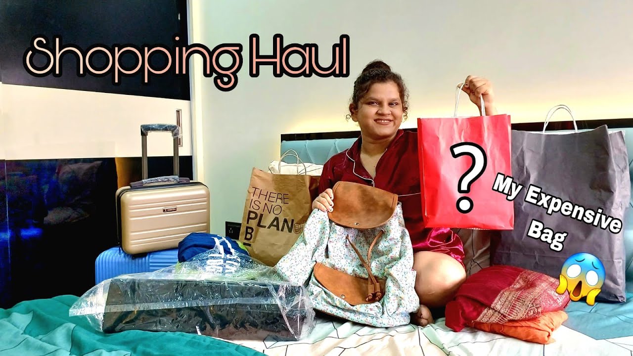 Latest Shopping haul | My second Expensive and luxury bag | Swapnali ...