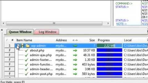 How to transfer files using CuteFTP