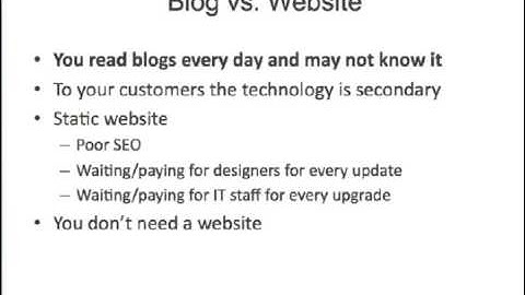 Blogs, Websites, and Ecommerce (1 of 6)