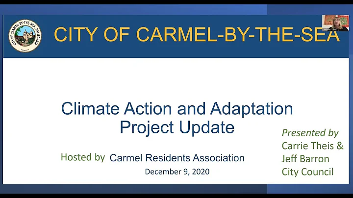 CRA Hosts - Carmel Climate Committee Update Dec2020