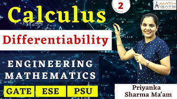 Differentiability in Calculus I Engineering Mathematics by Priyanka Sharma Mam