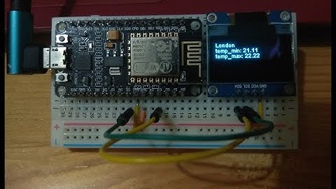 ESP8266 (NodeMCU) - Get current weather data from OpenWeatherMap, using ArduinoJson