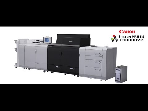 Canon imagePRESS C10000VP - YouTube