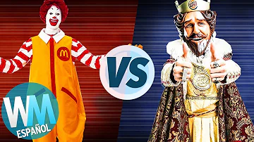 ¿Quién es más grande Burger King o McDonald's?