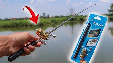 CẦN CÂU BÚT NHỎ NHẤT THẾ GIỚI ( PEN FISHING ) LẠ VLOG