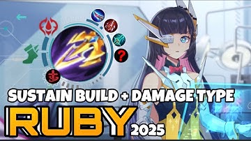 RUBY GAMEPLAY 2025 | SUSTAIN/DAMAGE TYPE RUBY | NEW BEST BUILD FOR RUBY | EP. 23 | ikanji | MLBB